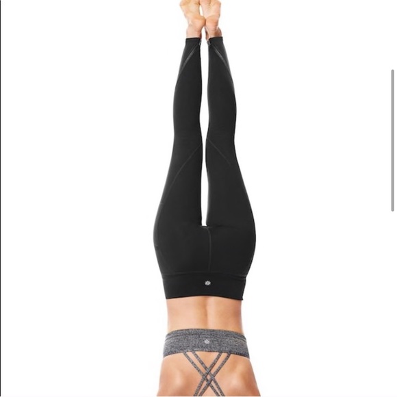 “Chaturanga to Town” High Rise Zip Legging - Picture 1 of 9